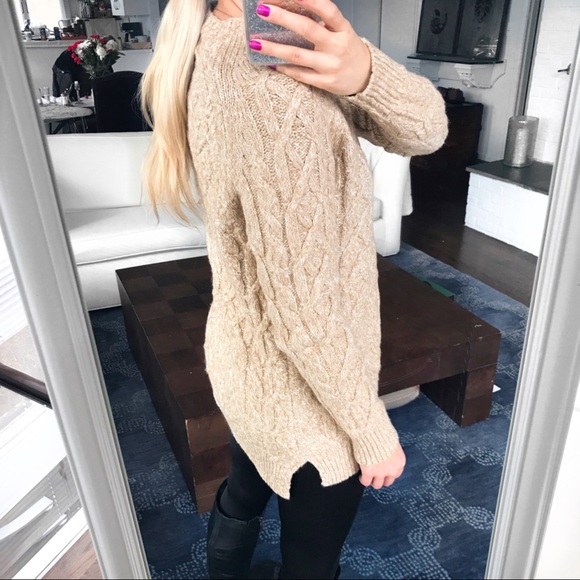 🆕 MICHAEL KORS BASICS DARK CARMEL KNIT SWEATER ! - Picture 4 of 10